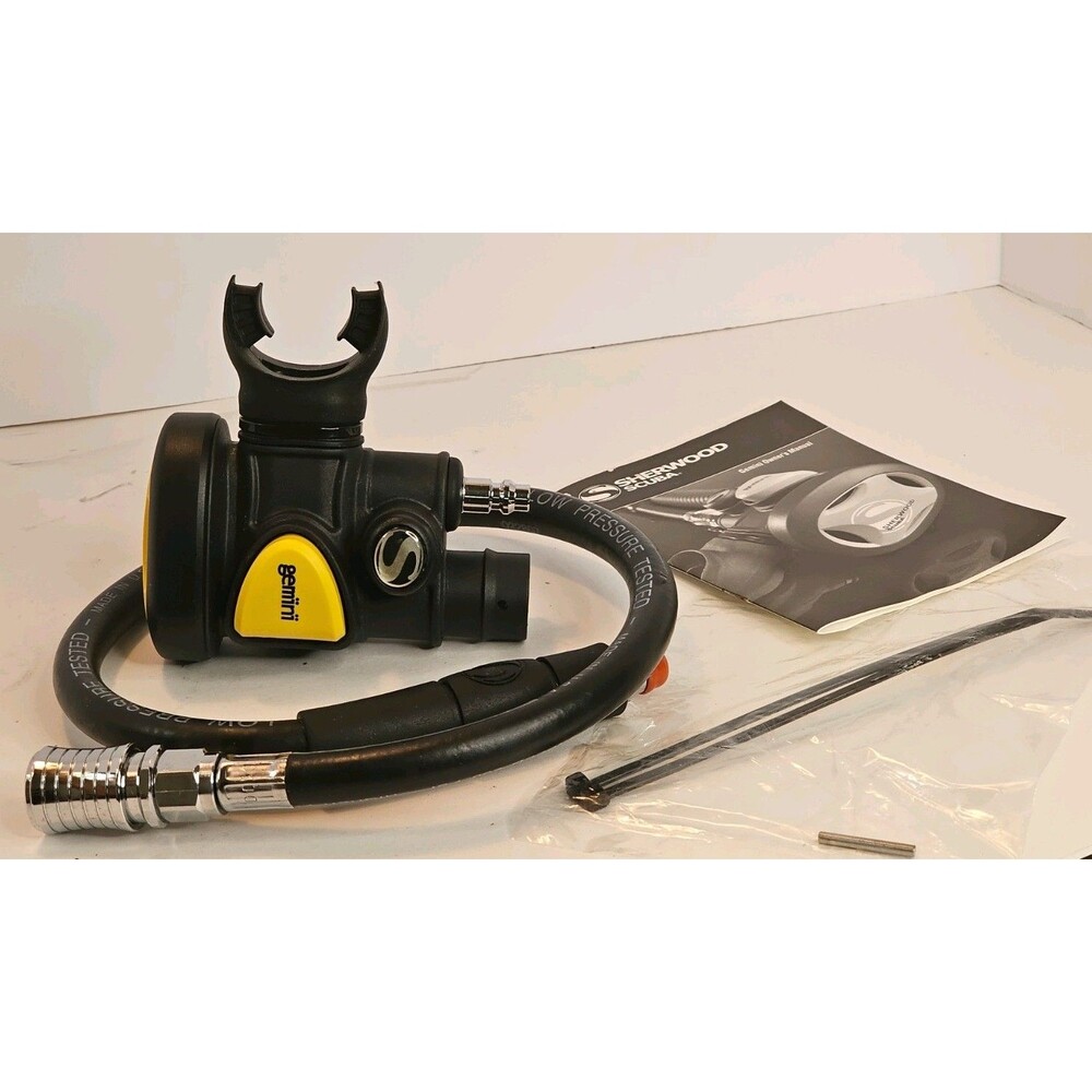 New Sherwood Scuba Gemini Breathable Inflator Octo Combo - Mint Unused No Box